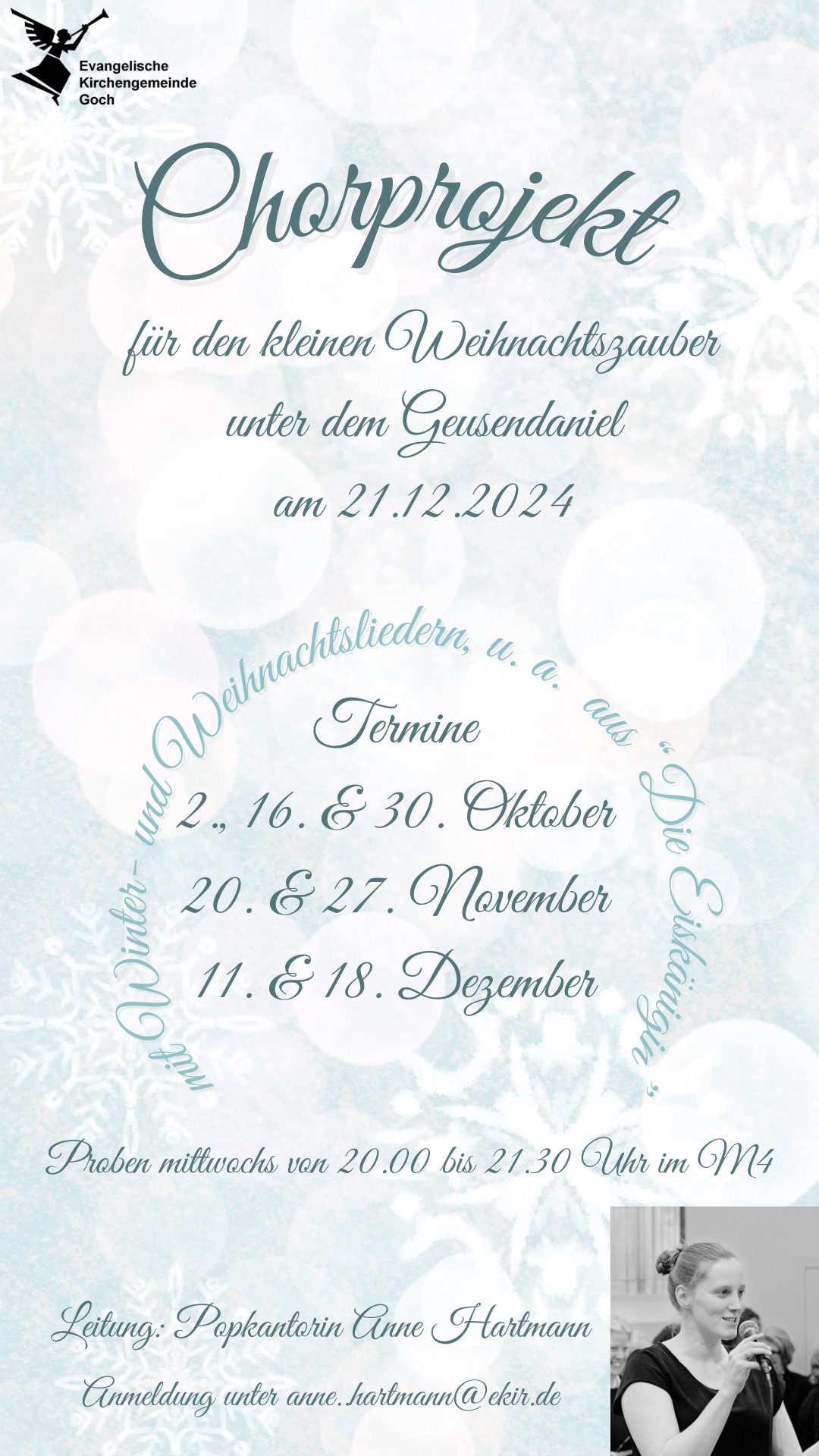 Chorprojekt Weihnachtszauber