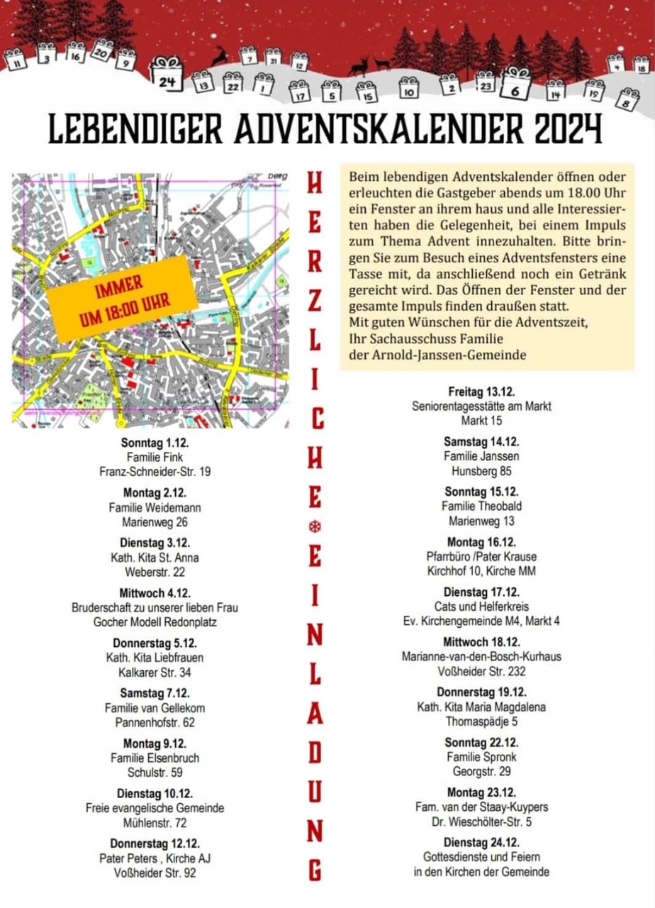 Lebendiger Adventskalender 2024